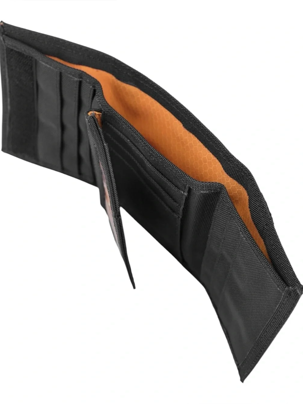 Timberland PRO Men’s Black Nylon Trifold Wallet Velcro ID Workwear EDC